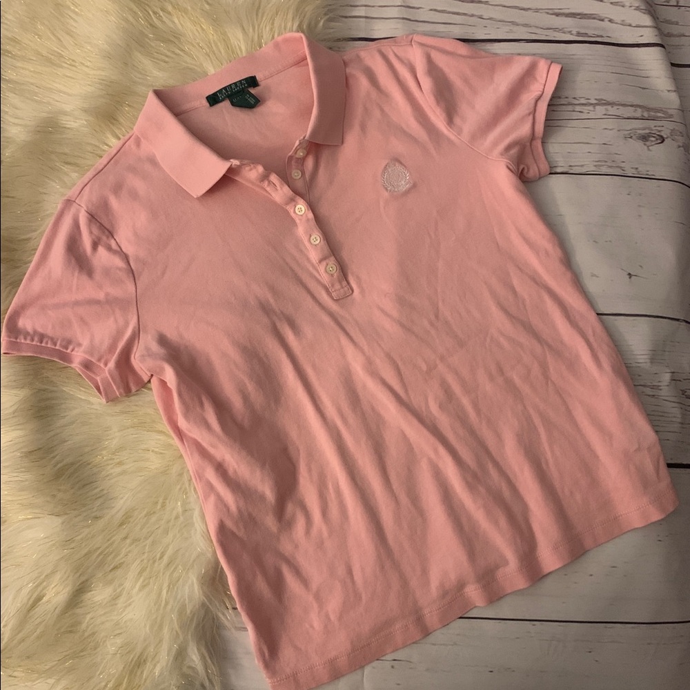 Lauren Ralph Lauren Pink Polo Men’s Size Medium